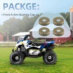 Front Arm Bushing Cap Set for Polaris ATVs