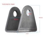 4-Pack ATV Shock Mounts with Steel Base