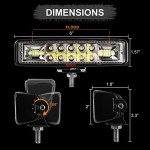 Nicerpro 6" LED Light Pods - 60W, 10000Lm