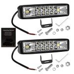 Nicerpro 6" LED Light Pods - 60W, 10000Lm