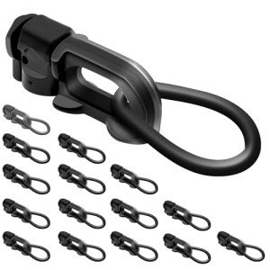 16-Pack L Track Tie Down Fittings with Pear Link