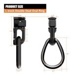 16-Pack L Track Tie Down Fittings with Pear Link