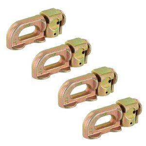 L Track Double Stud Fitting - 4 Pack