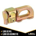 L Track Double Stud Fitting - 4 Pack