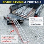KROAK Aluminum Folding Loading Ramps - 1700 Lbs