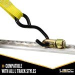 L Track Double Stud Fitting - 4 Pack