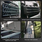 8 Pack L-Track Double Lug Tie Down Fittings