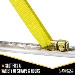 L Track Double Stud Fitting - 4 Pack