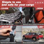Heavy Duty Adjustable Cargo Net for Trucks