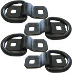 Heavy Duty D-Rings Tie Down Anchors (4 Pack)