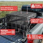 Heavy Duty Adjustable Cargo Net for Trucks