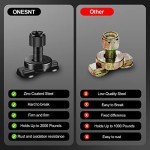 8 Pack L-Track Double Lug Tie Down Fittings