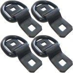 Heavy Duty D-Rings Tie Down Anchors (4 Pack)