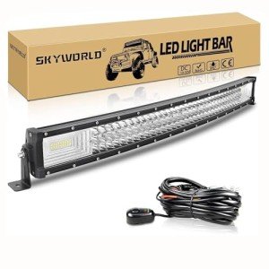 22" 270W Curved LED Work Light Bar Set