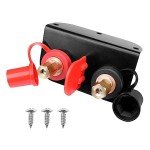 Battery Jumper Terminal Relocation Kit with Mounting Bracket