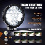 Nilight 7-Inch 85W LED Off-Road Driving Lights