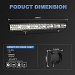 20" LED Light Bar with 4" Fog Lights Set