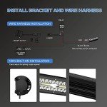 20" LED Light Bar with 4" Fog Lights Set