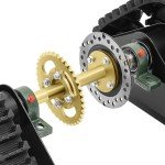 GOSHET 60cm Rear Axle Track Assembly Kit