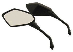 Stealth Style Motorcycle Mirrors for Kawasaki, Suzuki, Honda