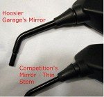 Stealth Style Motorcycle Mirrors for Kawasaki, Suzuki, Honda