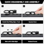 L-Track Double Stud Tie Down Fittings (Pack of 6)