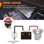 Nilight 200A Waterproof Battery Disconnect Switch