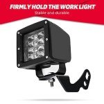 KEMIMOTO UTV A-Pillar LED Light Mount Bracket