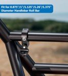 ATV Whip Light Mounts - 2 Pack, Adjustable 360°