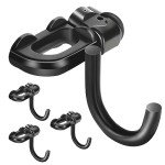 4pcs L-Track Double Stud Tie Down Hooks