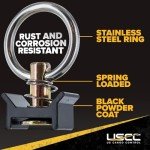 Round Tie-Down Anchor Point Kit for ATV/UTV