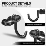 4pcs L-Track Double Stud Tie Down Hooks