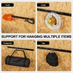 4pcs L-Track Double Stud Tie Down Hooks