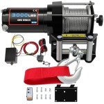 3000LBS Electric ATV/UTV Winch Kit with Remote