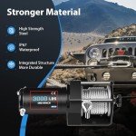 3000LBS Electric ATV/UTV Winch Kit with Remote