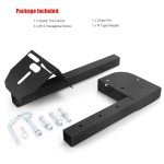Adjustable Trailer Hitch Spare Tire Carrier
