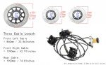MOFANS 150CC Universal Disc Brake Kit for ATVs