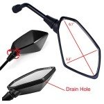 MAMIKO Universal Rear View Mirrors for ATVs & Bikes