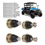 KIMISS 4pcs Suspension Ball Joint Set for ATV
