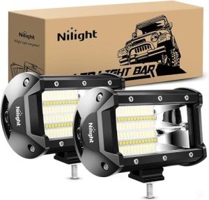 Nilight 72W Double Row LED Off-Road Lights
