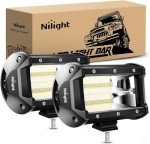 Nilight 72W Double Row LED Off-Road Lights