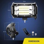 Nilight 72W Double Row LED Off-Road Lights