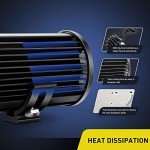 Nilight 72W Double Row LED Off-Road Lights