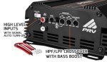 PRV Audio MDX2500.1 Mini Amplifier for ATVs