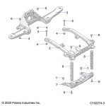 Polaris ATV Genuine OEM Rack Support 5632355