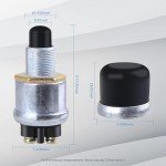 12V Weatherproof Push Button Start Switch for ATV