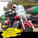 Weize YTX14 BS ATV Battery High Performance - Maintenance Free - Sealed AGM YTX14-BS Motorcycle Battery compatible with Honda Suzuki Kawasaki Yamaha scooter snowmobile