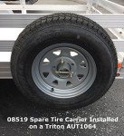 Triton Aluminum Spare Tire Carrier for Trailers