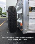 Triton Aluminum Spare Tire Carrier for Trailers