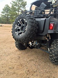 Adjustable UTV/ATV Receiver Hitch Tire Carrier